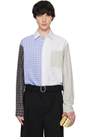 J.W.Anderson Chemise multicolore à patchwork