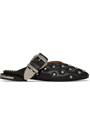 TOGA PULLA Chaussures à enfiler noires à clous graphiques