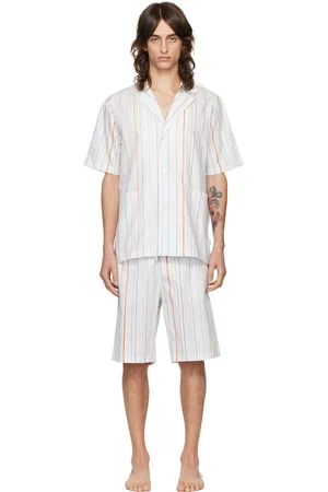 Paul Smith Pyjama blanc à rayures