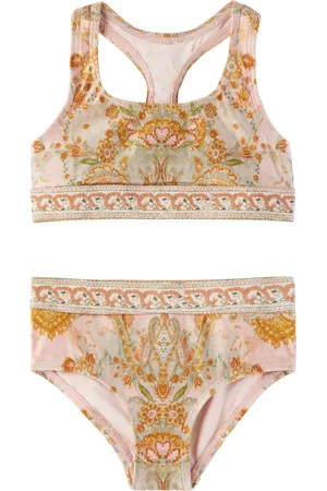 ZIMMERMANN Enfant | Bikini Wylie multicolore à dos nageur