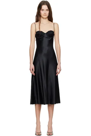 Mirror Palais Robe midi de style ballet noire - Sogni d