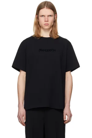 J.W.Anderson T-shirt noir à logo floqué