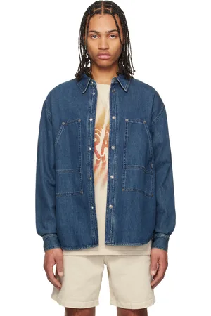 Isabel Marant Chemise Owenn bleue en denim
