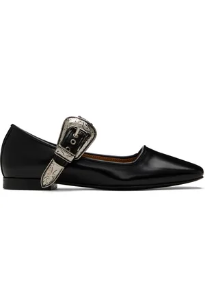 TOGA PULLA Ballerines de style Charles IX noires