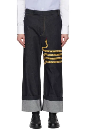 Thom Browne Jean droit bleu - Lunar New Year