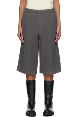RIER Short gris en molleton