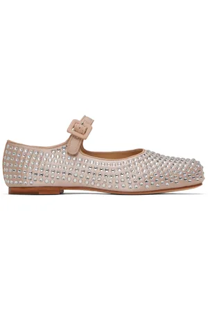 SANDY LIANG Ballerines de style Charles IX roses
