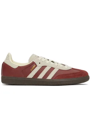 adidas Baskets Samba OG bourgogne et blanc cassé