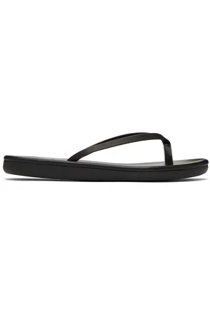 Ancient Greek Sandals Tongs Saionara noires