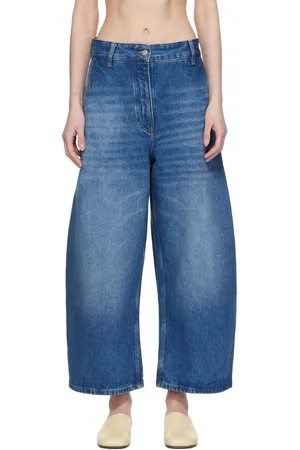 STUDIO NICHOLSON Jean Chalco bleu