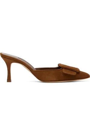 Manolo Blahnik Mules Maysale brunes