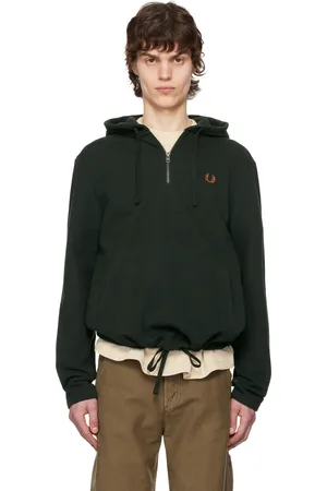 Fred Perry Pull à capuche vert