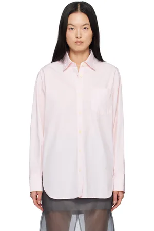 MARIA MCMANUS Chemise de style tunique surdimensionnée rose