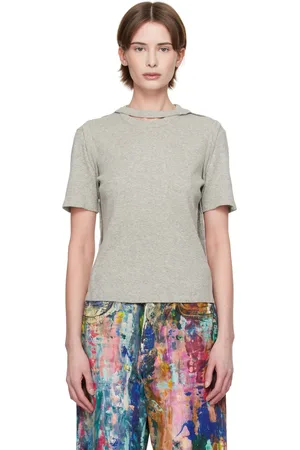 ECKHAUS LATTA T-shirt étagé gris