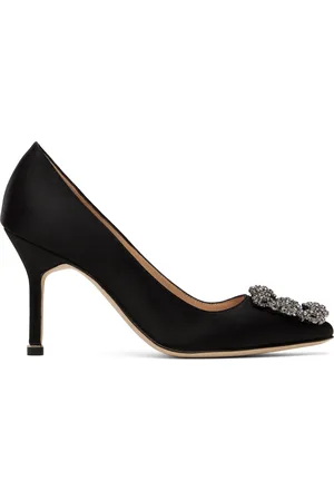 Manolo Blahnik Chaussures à talon aiguille Hangisi 90 noires