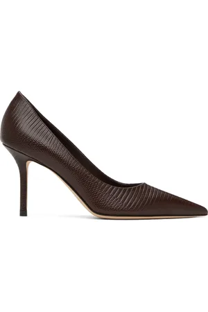 Jimmy Choo Chaussures à talon aiguille Love 85 brunes
