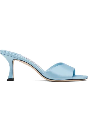 Jimmy Choo Sandales à talon sablier Skye 70 bleues