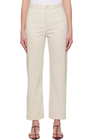 Totême Jean blanc cassé à coutures torsadées