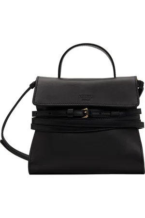 Moschino Petit sac noir à sangle Tie Me