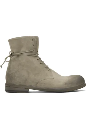 MARSÈLL Bottines Zucca Media grises exclusives à SSENSE