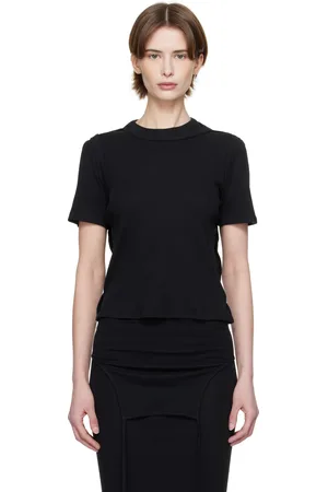 ECKHAUS LATTA T-shirt noir à panneaux