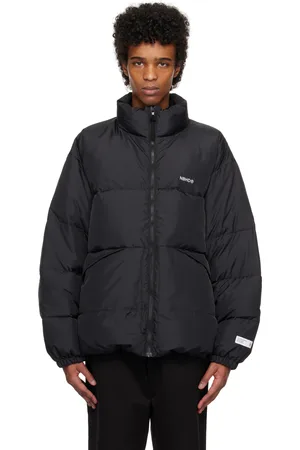 NEIGHBORHOOD Blouson noir rembourré en duvet