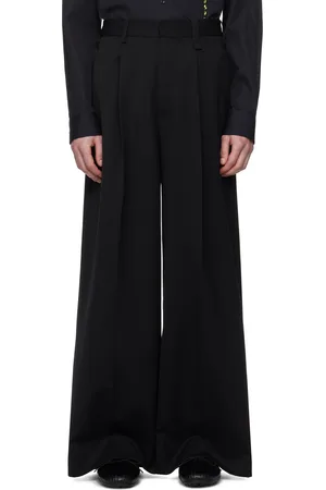 Simone Rocha Pantalon ample noir