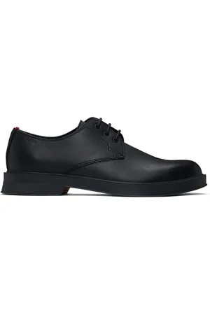 HUGO BOSS Derbys noirs en cuir