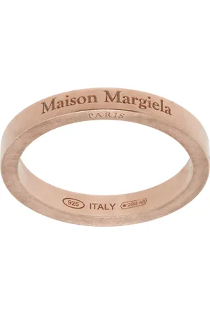 Maison Margiela Bague doré rose à logo