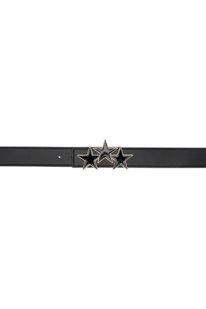 AMIRI Ceinture noire à trois étoiles