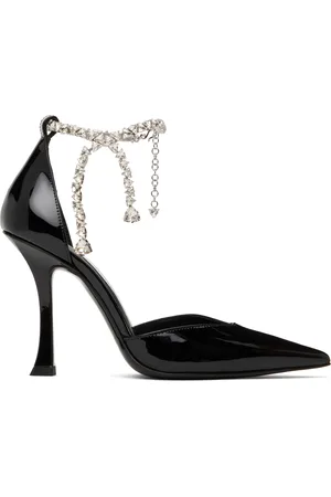 Jimmy Choo Chaussures à talon sablier Stevie 100 noires