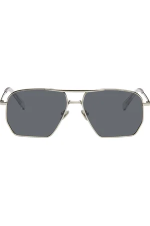 COPERNI Lunettes de soleil aviateur argentées