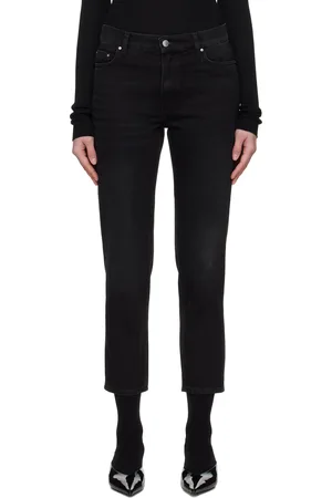 Totême Jean fuselé noir à taille basse