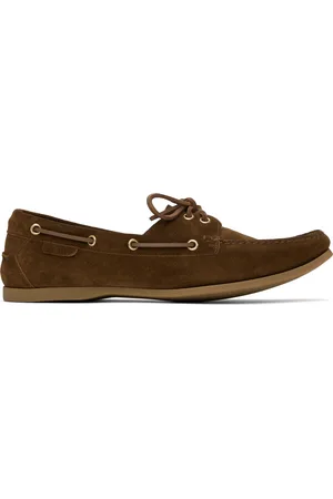 Tom Ford Chaussures bateau Robin brunes en suède