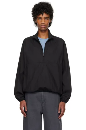 LE 17 SEPTEMBRE Anorak noir en nylon recyclé