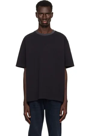 HUGO BOSS T-shirt noir à logo brodé