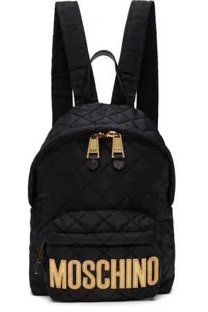 Moschino Mini sac à dos matelassé noir