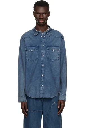 Isabel Marant Chemise Vasco bleue