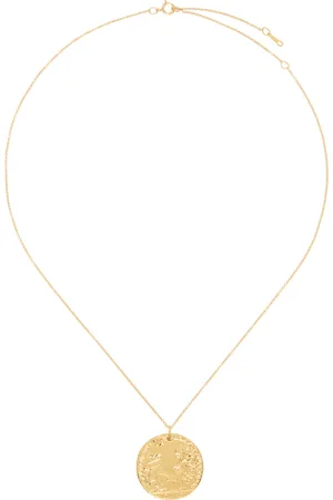 Alighieri Collier doré à médaillon Leone