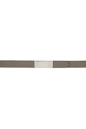 Maison Margiela Ceinture réversible gris et noir