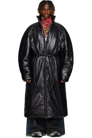 LU’U DAN Manteau isolé noir