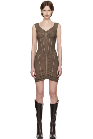KNWLS Robe courte brune - Ghost