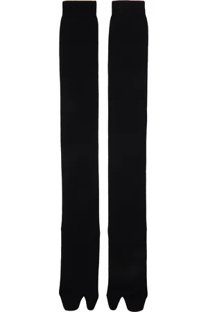 Maison Margiela Chaussettes noires à bout Tabi
