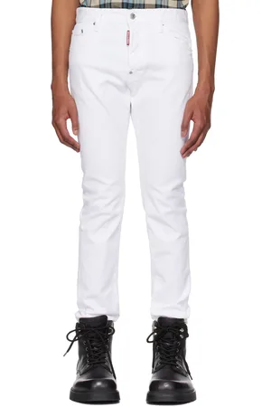 Dsquared2 Jean White Bull Cool Guy blanc