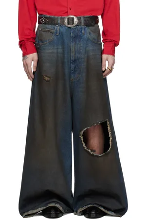LU’U DAN Jean Dumpster bleu en denim
