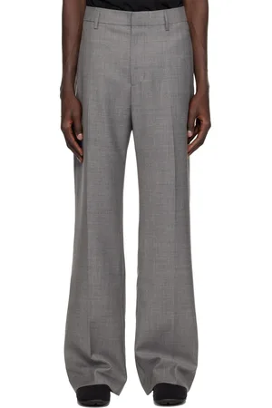 Entire Studios Pantalon Father gris en tissu de costume