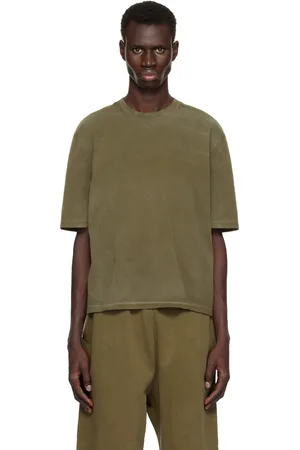 Entire Studios T-shirt kaki à pinces - Uniform