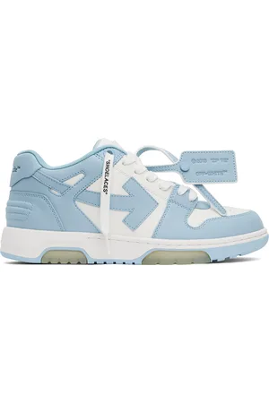 OFF-WHITE Baskets Out Of Office blanc et bleu