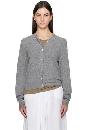 Nothing Written Cardigan Emitt rouge en laine à encolure arrondie