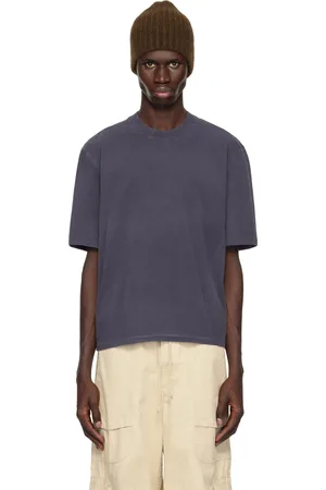 Entire Studios T-shirt bleu marine à pinces - Uniform